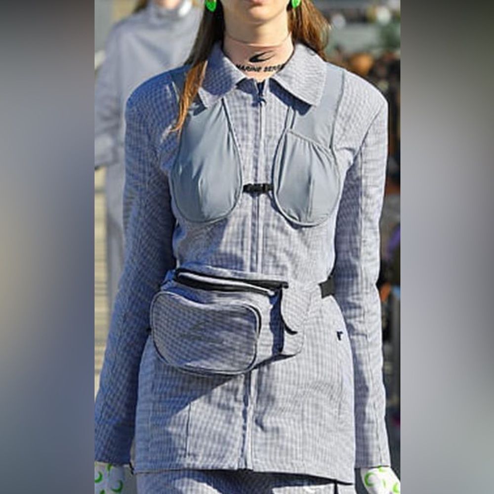 Marine Serre GOLD LINE SS19 Runway